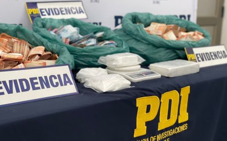 PDI incauta más de $354 millones y 1,5 kilos de cocaína en histórico operativo antidrogas en Castro
