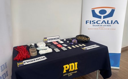 Extranjeros integrantes de organización criminal quedan en prisión preventiva por tráfico de drogas a cárcel de Valdivia