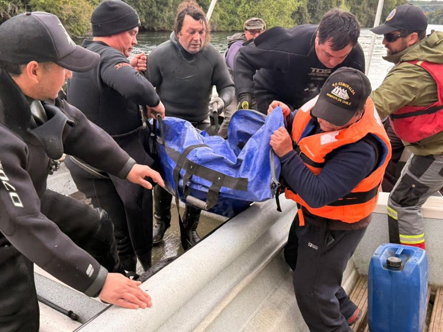 Fiscalia confirma hallazgo de cuerpo de Gonzalo Carrillo en aguas del rio Bueno