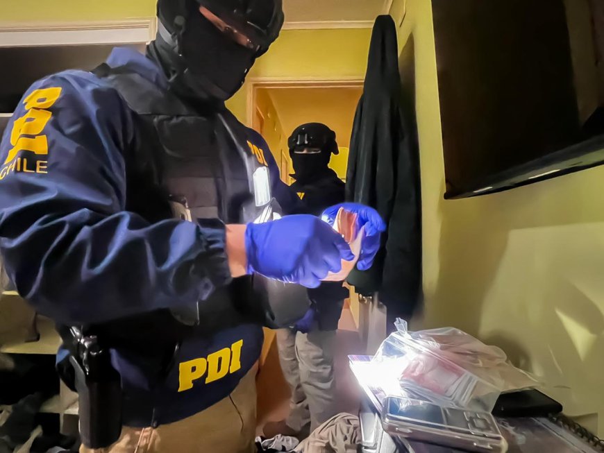 PDI desarticula red criminal "gota a gota" con captura de 14 personas en cinco regiones del país