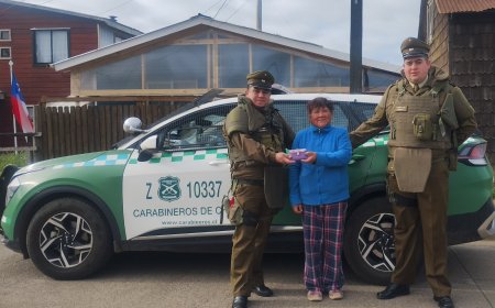 Carabineros devuelve billetera con documentos y dinero a su dueño en Río Bueno