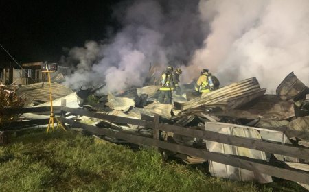 PDI investiga origen de incendio de esta madrugada que causó dos muertes en Río Bueno