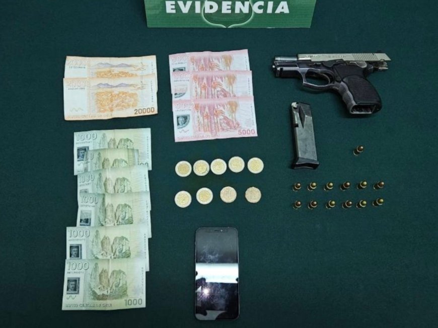 Adulto y cuatro adolescentes formalizados por microtráfico y porte de armas tras persecución en Valdivia