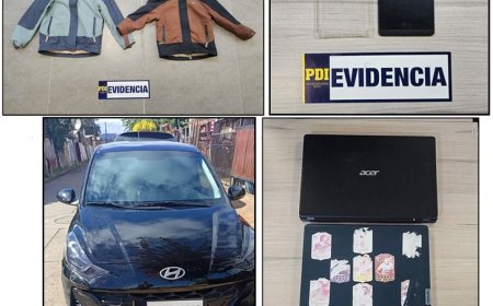 Adolescente detenido por robar en vivienda de Valdivia utilizando automóvil previamente robado en Puerto Montt