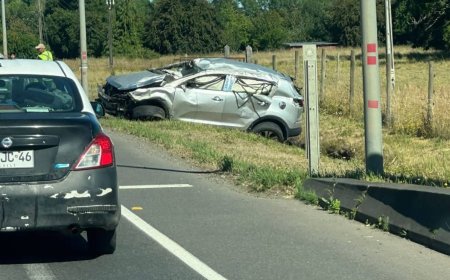 Choque frontal entre auto chileno y argentino deja un muerto y cuatro heridos en ruta internacional de Osorno