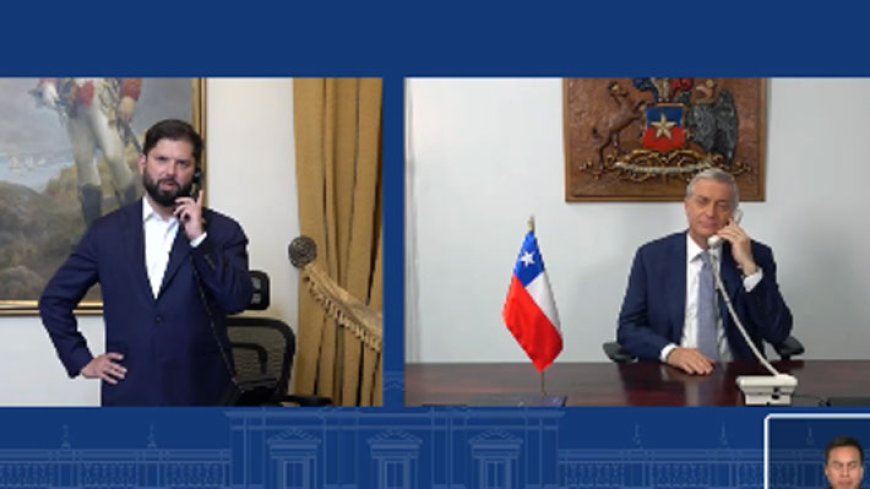 Presidente Boric llama a José Antonio Kast y le ofrece colaboración para una transición ordenada