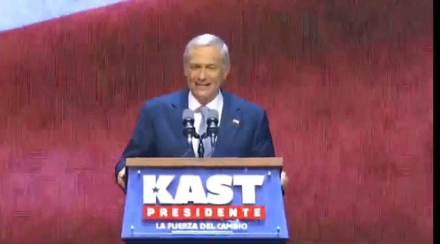 Presidente electo José Antonio Kast pide unidad, orden y esfuerzo colectivo en su primer discurso tras triunfo electoral
