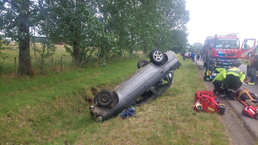 Conductor fallece tras perder el control de su vehículo en accidente de tránsito en ruta de Río Bueno