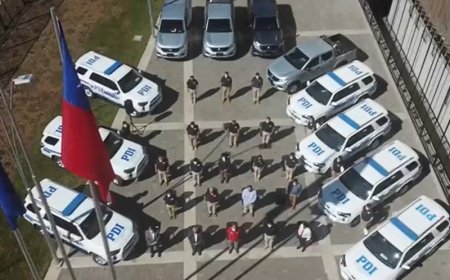 Personal de la PDI de Valdivia se despliega en el Biobío por emergencia de incendios