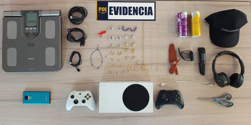 PDI detiene a hombre 20 minutos después de quedar en libertad por cometer un nuevo robo