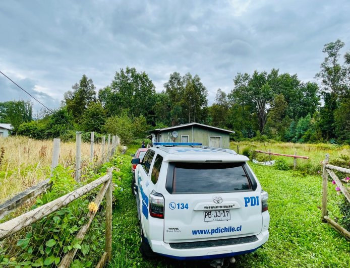 PDI Investiga muerte accidental de hombre de 38 años en vivienda rural de Lago Ranco