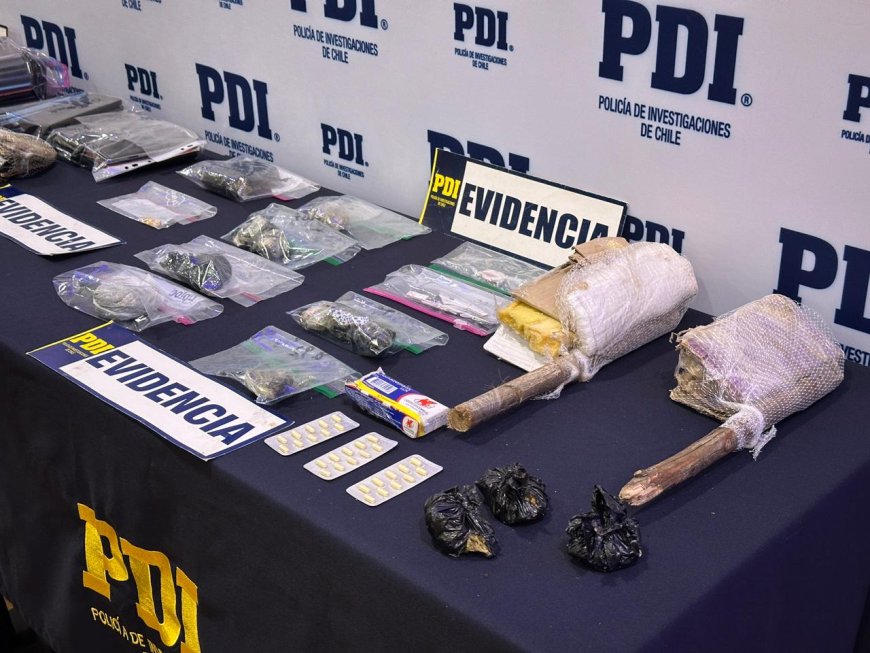 PDI y Gendarmería desarticulan red que ingresaba droga y celulares mediante "pelotazos" a la cárcel de Valdivia