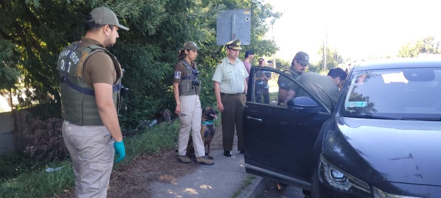 Detienen a dos personas por tráfico de drogas en operativo coordinado entre Carabineros y Fiscalía SACFI