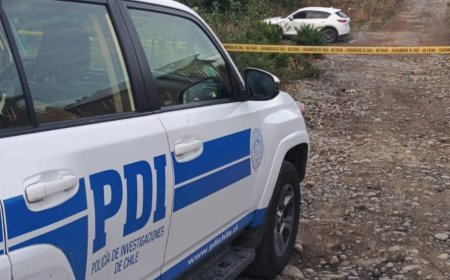 PDI investiga hallazgo de cadáver con impactos balísticos al interior de un vehículo en sector rural de Alerce