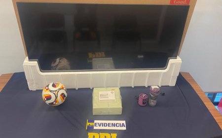 Detienen a pareja en Osorno por hurtar televisor, sábanas y otros artículos desde multitienda