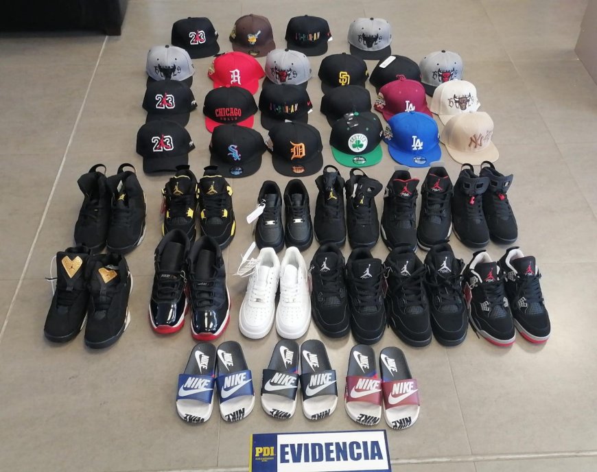 Incautan más de 30 productos falsificados en local comercial del centro de Valdivia
