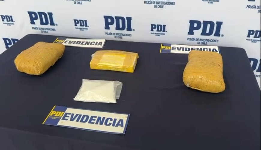 Más de 3,6 kilos de droga y cuatro detenidos deja operativo antidrogas de la PDI en Valdivia