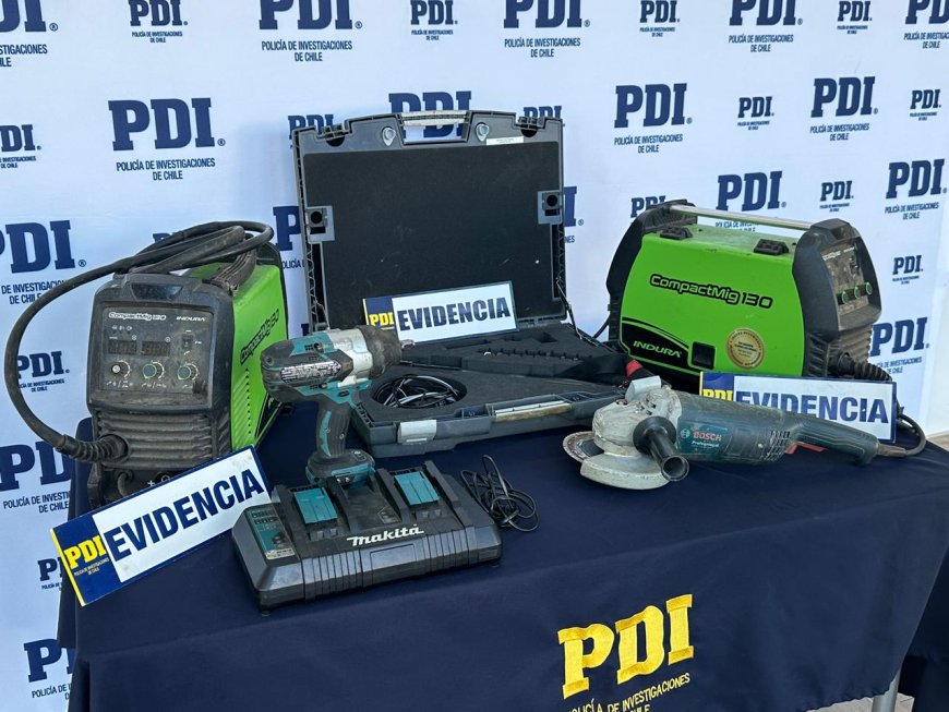 PDI detiene a autor de robos a vehículos en Valdivia y recupera especies avaluadas en más de $50 millones