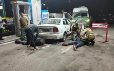 Carabineros detiene a cuatro personas por receptación en La Unión debido a vehículo robado en Osorno