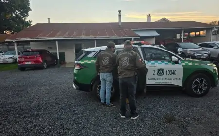 Carabineros detiene a autor de robo con intimidación contra servicentro Copec en Río Bueno