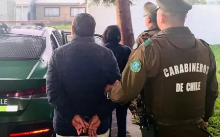 Dos sujetos fueron detenidos por robo de especies en supermercado de Mariquina