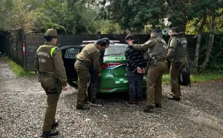 Tres adolescentes detenidos por robo en lugar habitado en Valdivia y se recuperan especies por un millón de pesos