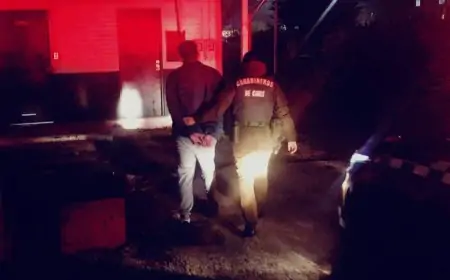 Sujeto con amplio prontuario es detenido en Valdivia por incumplir arresto domiciliario total