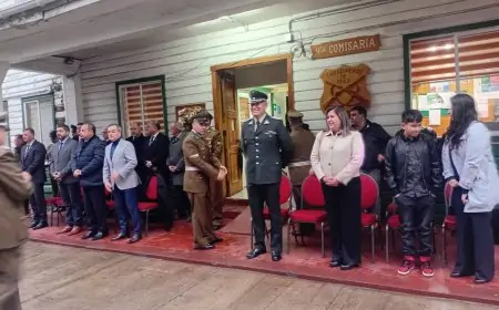 Comisario de Rio Bueno en 99 años de Carabineros advierte aumento de robos de vehículos y lesiones en Río Bueno