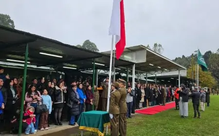 Casi un siglo de historia: Carabineros celebró su aniversario en Valdivia con autoridades y comunidad