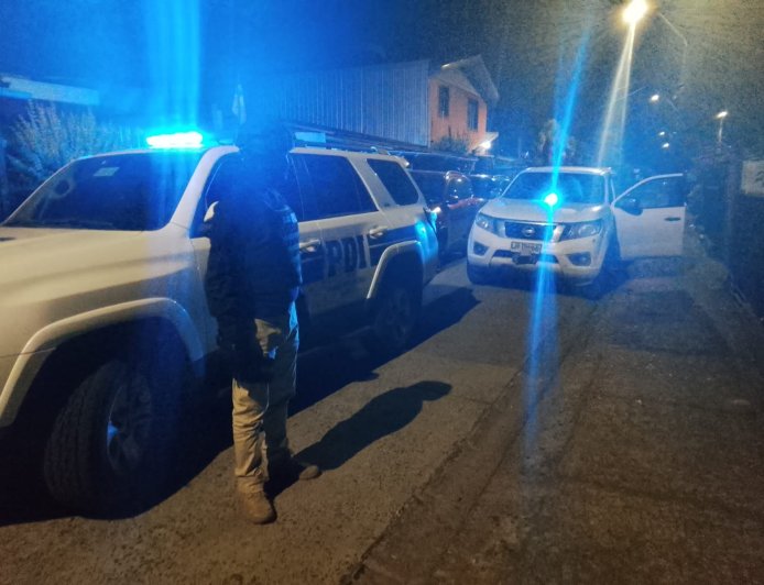 PDI desplegó operativo antinarcóticos con equipos tácticos en La Unión: allanan viviendas utilizadas para acopio y venta de drogas