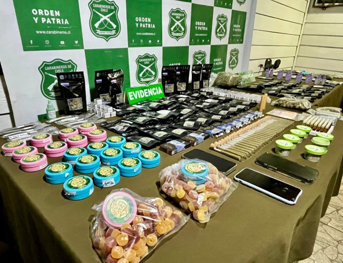 Carabineros del OS7 desarticula asociación criminal dedicada al tráfico de drogas en Valdivia 