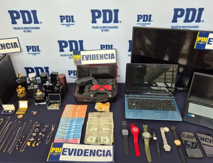 PDI detiene a adolescente de 14 años por robo en viviendas de Valdivia y recupera especies