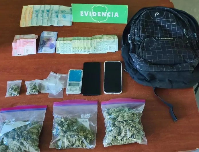 Carabineros desbarata punto de droga en La Unión que abastecía a cuatro comunas de la región de Los Ríos