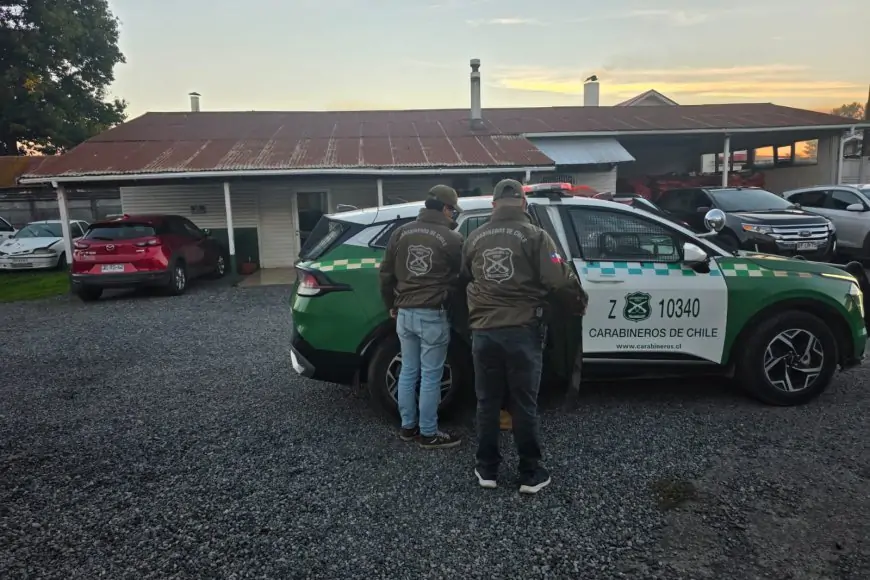 Carabineros detiene a autor de robo con intimidación contra servicentro Copec en Río Bueno
