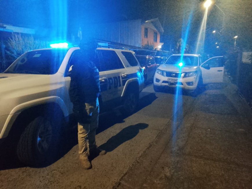 PDI desplegó operativo antinarcóticos con equipos tácticos en La Unión: allanan viviendas utilizadas para acopio y venta de drogas