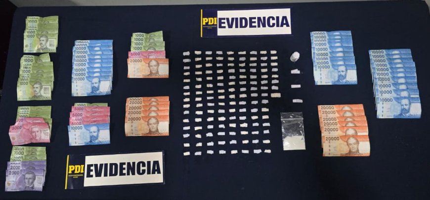 Desbaratan punto de microtráfico en La Unión: tres detenidos y más de mil dosis de cocaína base incautadas