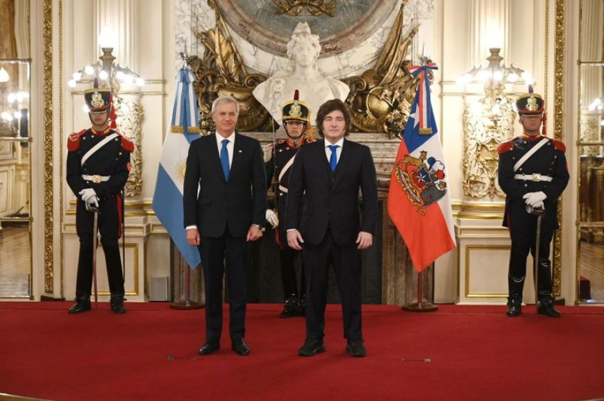Milei recibe a Kast en Casa Rosada y refuerza alianza política regional entre Chile y Argentina