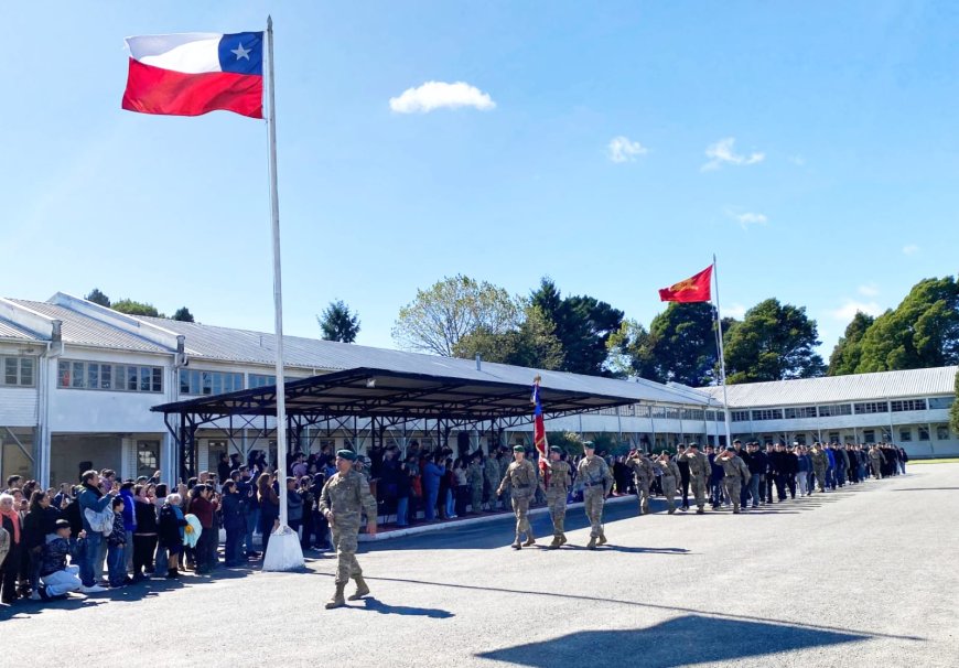 Acuartelan a 105 jóvenes en Valdivia para el servicio militar 2026-2027 en el Batallón "Membrillar"