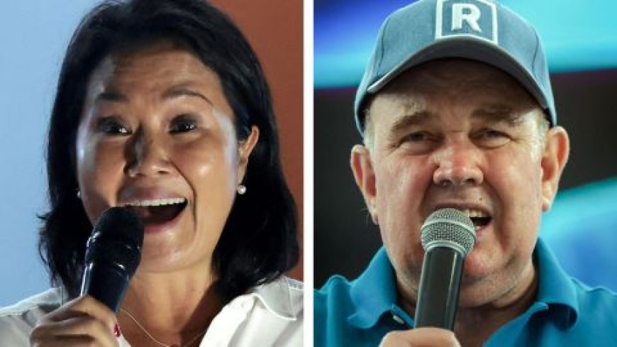 Perú define balotaje entre Fujimori y López Aliaga tras escrutinio del 53% de las actas