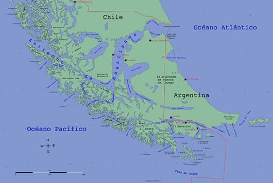 Polémica en Chile por dichos de contralmirante argentino que aseguró que parte del Estrecho de Magallanes le pertenece a Argentina