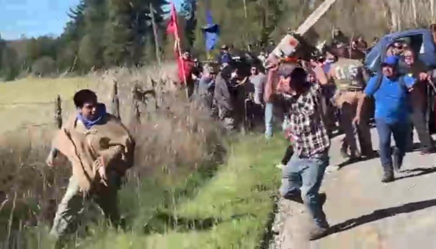 Cuatro detenidos por riña entre comunidades indígenas en cementerio de Río Bueno durante funeral de pareja de machi Huichalaf