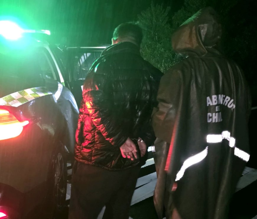 Detienen a sujeto con más de dos kilos de pasta base de cocaína en ruta de Los Lagos