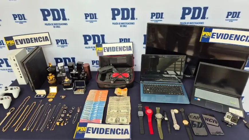 PDI detiene a adolescente de 14 años por robo en viviendas de Valdivia y recupera especies