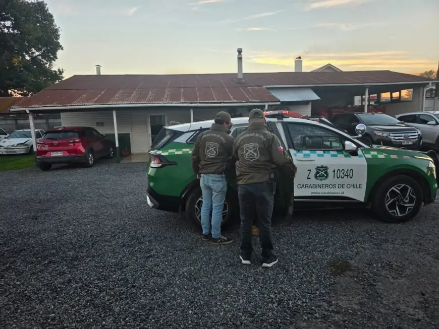 Carabineros detiene a autor de robo con intimidación contra servicentro Copec en Río Bueno