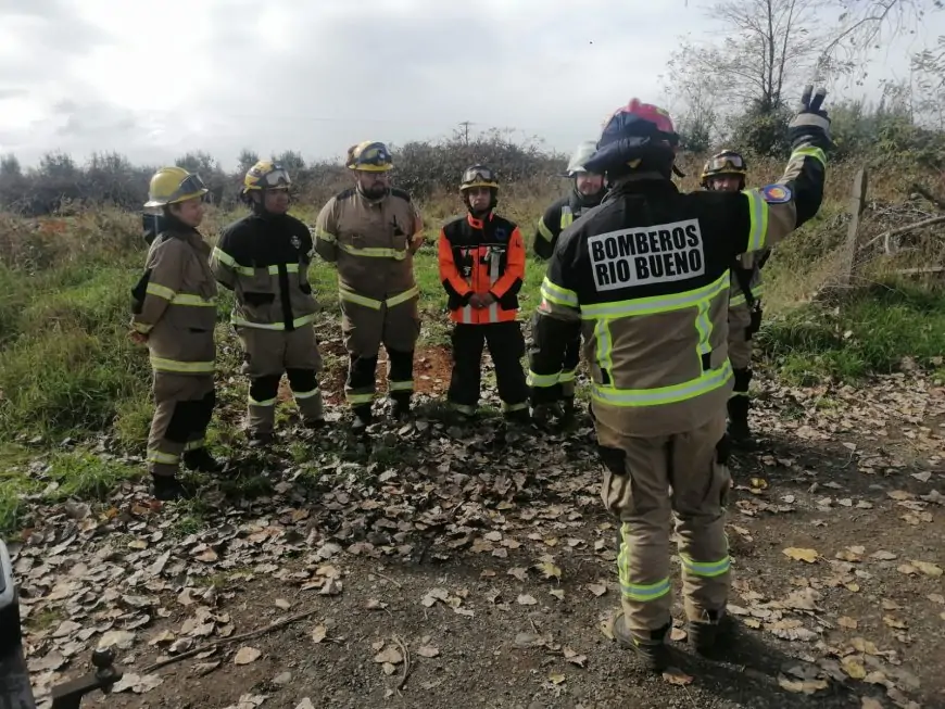 Bomberos de Río Bueno intensifica búsqueda de adulto mayor desaparecido: se suman unidades K9 y ONGs desde este sábado
