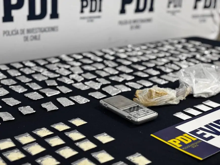 Colombiano irregular es detenido en Quellón con más de 200 gramos de cocaína