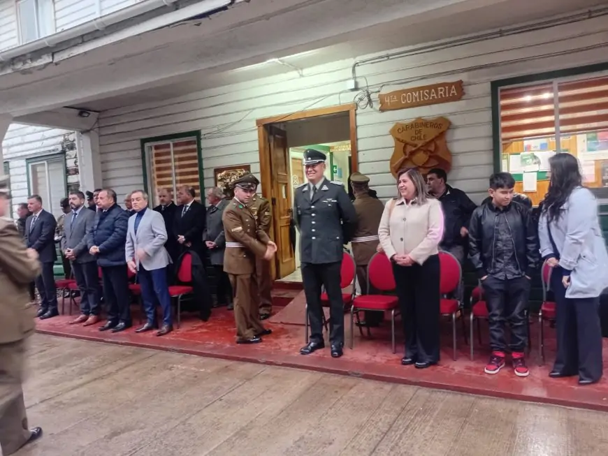 Comisario de Rio Bueno en 99 años de Carabineros advierte aumento de robos de vehículos y lesiones en Río Bueno