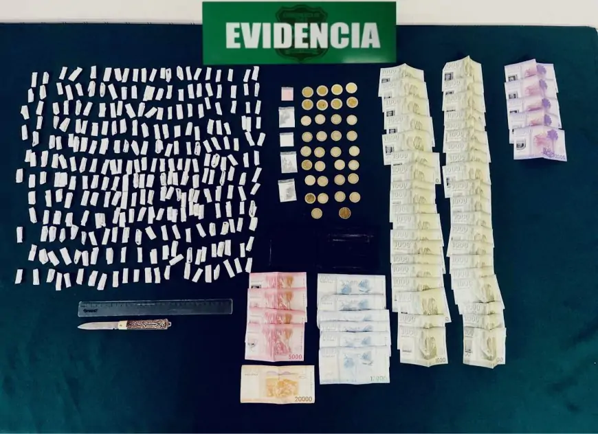 Dos sujetos fueron detenidos por microtráfico en población San Pedro de Valdivia: uno mantenía orden de aprehensión vigente