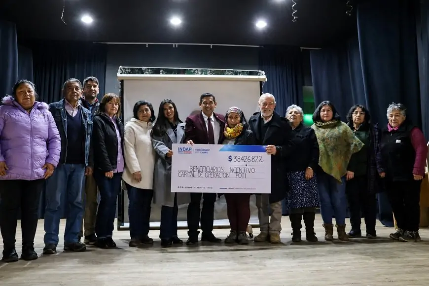 Agricultores indígenas reciben más de 400 mil pesos para capital de trabajo año 2026 en Los Lagos