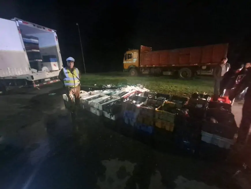 Extranjero fue detenido en Río Bueno con más de una tonelada de pescado sin origen legal